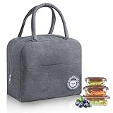 LWMTT Lunchtasche,Kühltasche Klein Mini Lunchtasche,Thermische Picknicktaschen, faltbare...