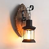 Vintage Industrie Wandleuchten Loft Holz Retro für Restaurant, Gang, Korridor, Eingang, Bar, Cafe,...