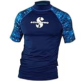 Scubapro AEGEAN Rash Guard Kurzarm Herren Slim Fit UV-Shirt Collection 2017 (XXL)