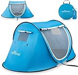 Pop-Up-Zelt, automatisches, tragbares Cabana-Beach-Zelt – für bis zu 2 Personen...