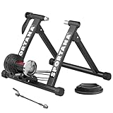 SPORTANA® Rollentrainer Fahrrad - 6 Gänge, 26-28 Zoll, bis 150 kg belastbar, Stahlrahmen,...