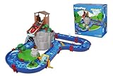 AquaPlay - AdventureLand - Wasserbahn mit Berg, Turm und Stausee, Spieleset inkl. 2 Tierfiguren,...