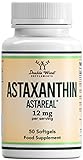 ASTAREAL Natürliches Astaxanthin | 50 Softgel-Kapseln Natürliches Astaxanthin hochdosiert – 12...