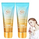 Spf 50 + Sonnencreme, Sun Cream, Sunscreen Cream Moisturizing Whitening Sunblock, Sweat Proof...