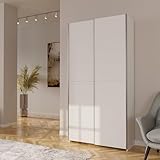 Forte Home Nook Merhzweckschrank 100 40, moderner Schwebetürenschrank mit 2 Türen, schmal, Flur,...