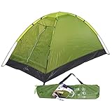 Zelt Festivalzelt Campingzelt mit Transporttasche Camping Trekking 1 bis 2 Mann Personen kompaktes...