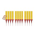 h2i Eissterne | 12 Stück | 30 Sek. Brenndauer | Eisfontäne, Sprühkerze, Wunderkerze - Highlight...