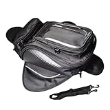 zwxqe Motorrad-Fahrradzubehör | Motorrad-Tanktasche | Motorrad-Tanktasche mit Magnetbefestigung,...