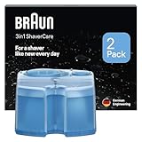 Braun 3-in-1 ShaverCare Reinigungskartuschen für Reinigungsstationen, Hygienische Reinigung, 2er...