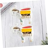 DECORNIJIA 2 Stück Ethnischer Elefant Kerzenhalter Langlebigem Harz Filigraner Kerzenständer für...