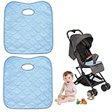 OUDQFCJ 2 Stück Kindersitzunterlage Auto, Baby Autositzschoner, Universeller Autositzschutz,...