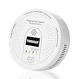 Gasmelder Erdgasdetektor CH4/Propan/Methan 100% Batteriebetrieben - Kombinierter Gasalarm mit...