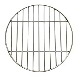 Bekasa Grillrost Rund Ø 38cm, 11 Balken 3cm Abstand Edelstahl Grillroste BBQ Grill Zubehör für...