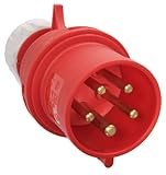 as - Schwabe CEE Stecker 400V/16A/5-polig - Starkstrom Stecker mit Schraubkontakt für...