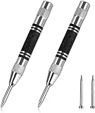 Körner, 2 Stück Automatik Körner Metall, Körner Automatik 130mm, Automatischer Körner Werkzeug,...