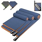 Mozvvco 3er Set Mikrofaser Handtücher,180x80cm Großes Badetuch Mikrofaser+100x50cm...
