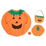 LALADEFIEE 1 Set Halloween Kürbis Kostüm Dekor Halloween Kostüm Kürbis Kleid Kostüm Für...