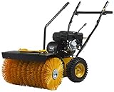 TEXAS Kehrmaschine Benzin Handy Sweep 650TG 60cm Schneekehrmaschine Motorbesen, Laubkehrer...