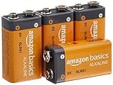 Amazon Basics Everyday Alkalisch batterien, 9 V, 4 Stück (Aussehen kann variieren)