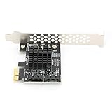 Denash PCI-E-Expansionskarte 2 Portadapter für Schnelle Datenübertragungsgeschwindigkeiten...
