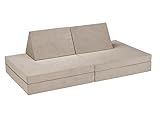 Traumnacht Abenteuer Sofa mit kuscheligem Bezug aus Pretty Gewebe, waschbar, 81,5 x 81,5 x 12 cm,...