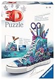 Ravensburger 3D Puzzle 11279 - Sneaker Bezaubernde Meerjungfrauen - Praktischer Stiftehalter -...