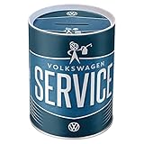 Nostalgic-Art Retro Spardose, 1 l, VW Service – Volkswagen Bus Geschenk-Idee, Sparschwein aus...