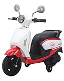 TCARAIWEN Kinder-Dreirad 6 V, Honda-Lizenz, 3 Räder, Motorrad, Musik, LED-Scheinwerfer, für Jungen...