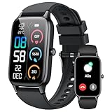 Smartwatch Herren Damen, 1,57'HD Fitnessuhr mit Telefonfunktion, 2025 FitnessTracker 110+ Sportmodi,...