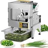 Aioneer Gewerbliche Frühlingszwiebelschneidemaschine (300 Kg/H) – 200-W-Elektro-Gemüseschneider...
