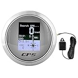 White Marine Gps Speedometer-Digitale Geschwindigkeitsmesser 85Mm Tachometer Für Autoboot 85Mm...