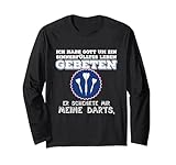 Dart Spruch Lustig Outfit Dartspieler Hemd Darten Team Langarmshirt