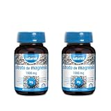 NATURMIL Magnesiumcitrat 1000 mg – 60 Tabletten – optimale Absorption (2 Stück)