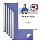 STRATAG Klemmschienen-Bewerbungsset Start Basic (Blau, 6 Stück) mit transparentem Deckel aus PP...