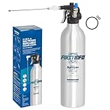 FIRSTINFO A1638 | Wiederbefüllbare Druckluft-Sprühdose aus dickwandigem Aluminium 620 ml | Max....