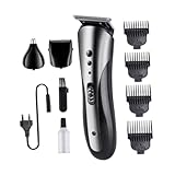 Healeved Professionelles Set Multifunktions Haarschneidemaschine für Präzises Trimmen Aufladbar...