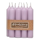 Nordring 8 Stabkerzen 2,2 x 11 cm flieder