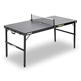 JOOLA Midsize FA-X Tischtennisplatte – kompakter Indoor-Tisch im Kofferdesign