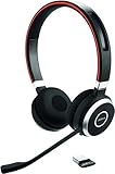 Jabra Evolve 65 SE Kabellose Stereo-Kopfhörer – Bluetooth, Mikrofon mit Geräuschunterdrückung,...