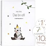 OLGS Babyalbum Lino - Das bin ich! Babytagebuch Junge/Mädchen | Geschenkidee zur Geburt |...