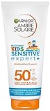 Garnier Kids Sonnenmilch LSF 50+, Sonnencreme Kinder mit sehr hohem Sonnenschutz, Sensitive expert+,...