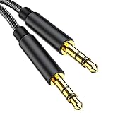 Gulemfy Aux Kabel 3.5mm, Audio Kabel Klinkenkabel [1.2M] Stereo Audiokabel Klinke auf Klinke, Nylon...