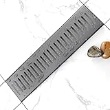 Edelstahl Linear Duschrinne Abdeckung, Anti-Verstopfung Bodenrost, Rechteckiger Abwasserrost für...
