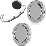 PIQIUQIU 2X Tischhaken Handtasche Haken Handtaschenhalter HandtaschenaufhäNger Faltbarer, Die Auf...