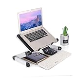 WATIIFUFU Verstellbarer Laptop Ständer Aus Aluminium Tragbarer Ergonomischer Notebookständer...