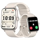 Smart Watch (Receive & Dial), 2023 Neuester 1,85-Zoll-TFT-HD-Vollkreis-Voll-Touchscreen, Smart Watch...