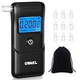 Alkoholtester Polizeigenau Professioneller Alcohol Tester: Hochpräziser Promillemessgerät mit 10...