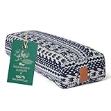 #DoYourYoga Yogabolster »Paravati« mit Bio-Buchweizenschalen (KBA), waschbarer Bezug, 67cm x 13cm,...