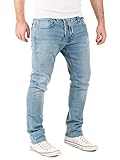 WOTEGA Noah - Denim Jeans - Männer Jogginghose - Herren Jeanshose - Sweat Joggers Hosen Slim Fit,...