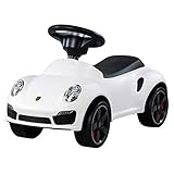 Kinder Porsche 911 Turbo S Rutschauto Rutscher Car Babyauto Weiß